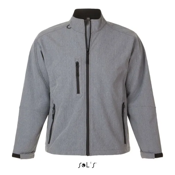 RELAX Muška softshell jakna - 340g Siva
