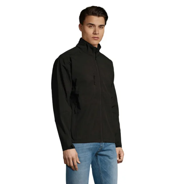 RELAX Muška softshell jakna - 340g Crna