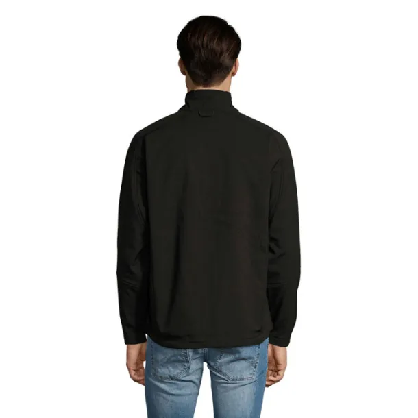 RELAX Muška softshell jakna - 340g Crna