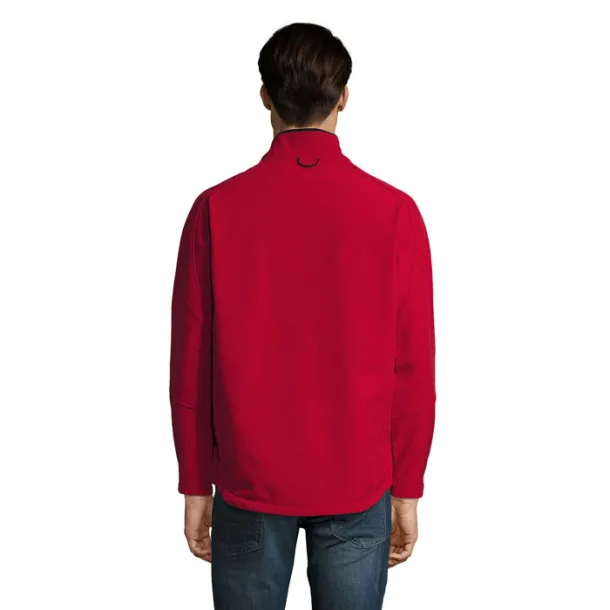 RELAX Muška softshell jakna - 340g pepper red