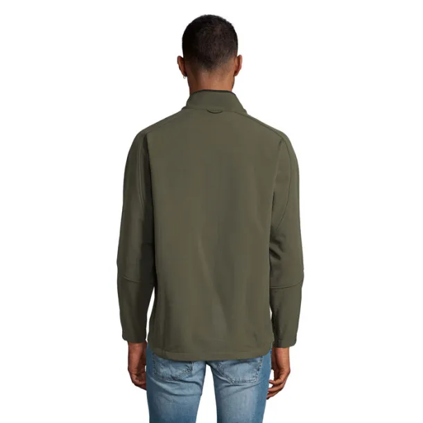 RELAX Muška softshell jakna - 340g army