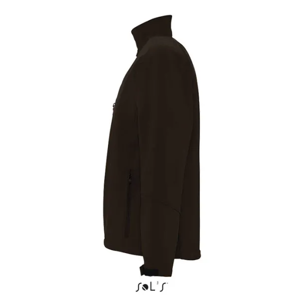 RELAX Muška softshell jakna - 340g Dark Chocolate