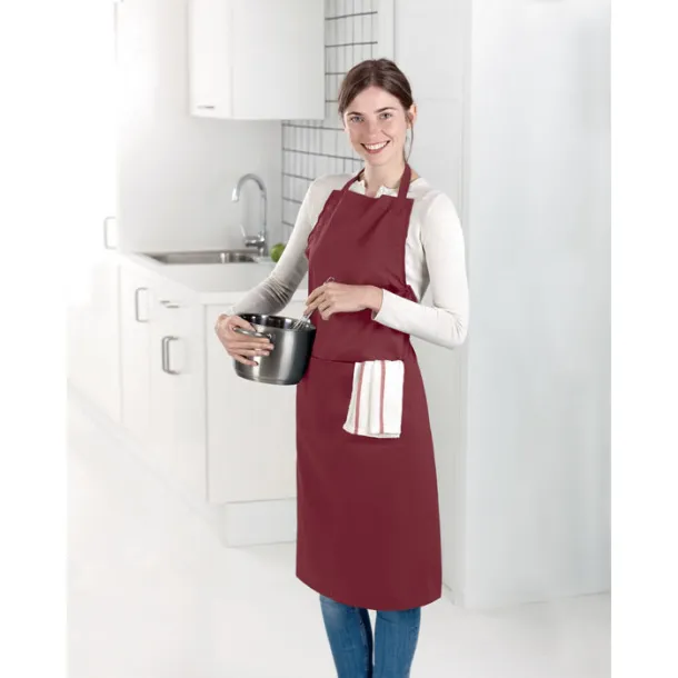 FITTED KITAB Adjustable apron Burgundy