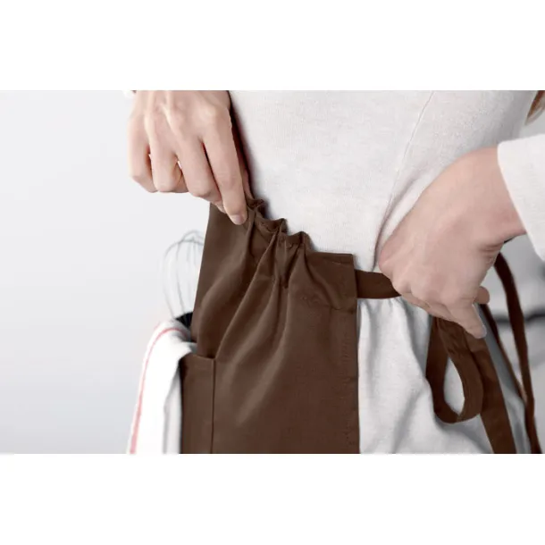 FITTED KITAB Adjustable apron Chocolate