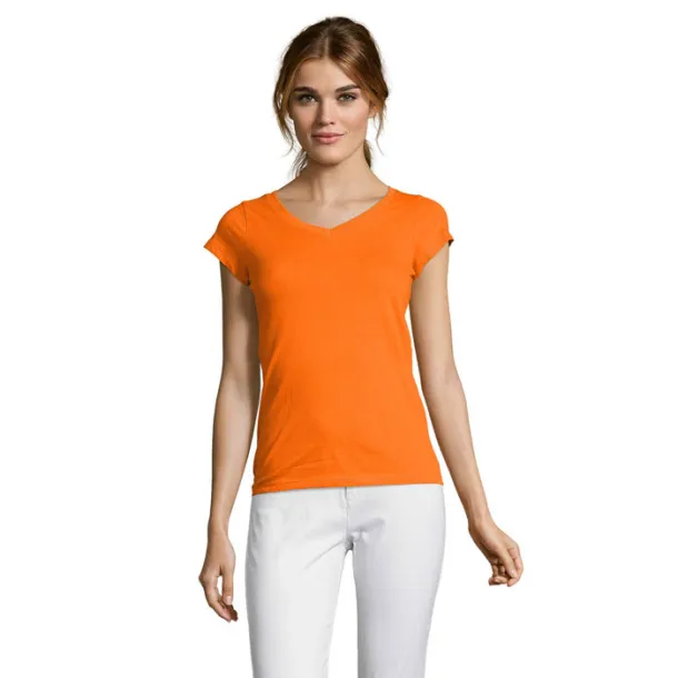 MOON WOMEN TSHIRT-150g Orange