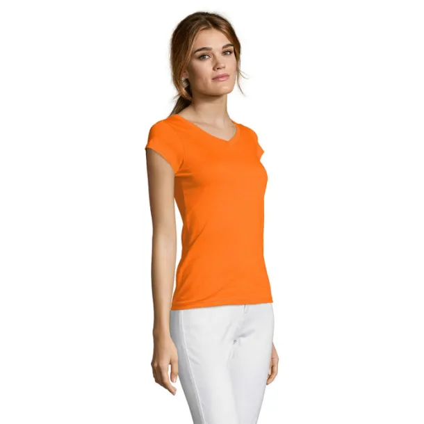 MOON WOMEN TSHIRT-150g Orange