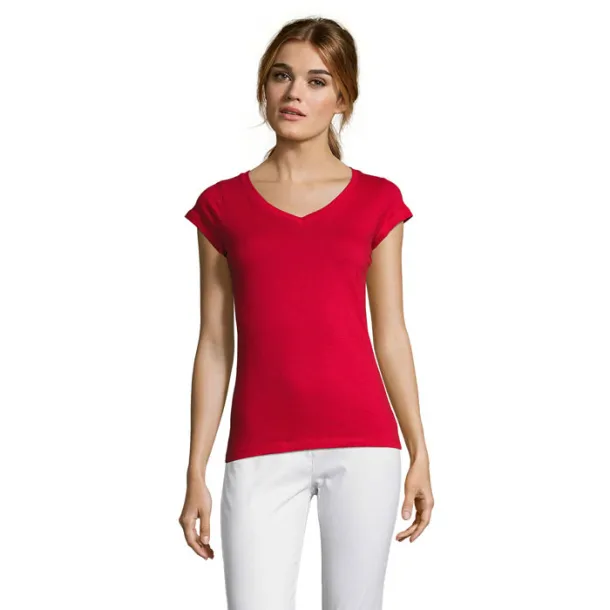 MOON WOMEN TSHIRT-150g Red