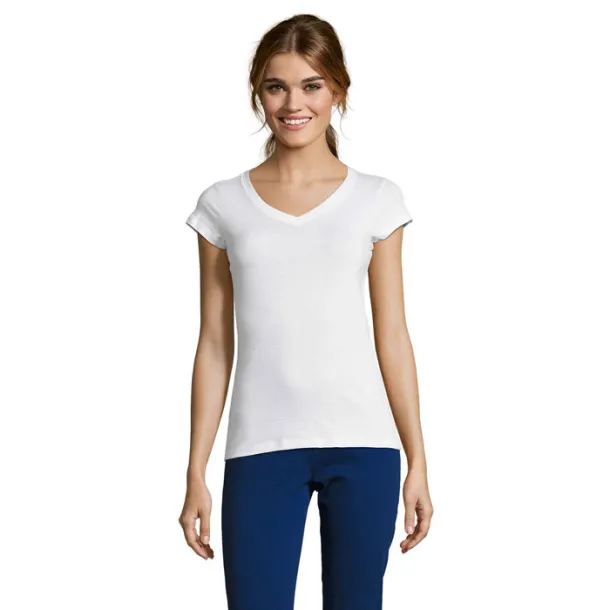 MOON WOMEN TSHIRT-150g White