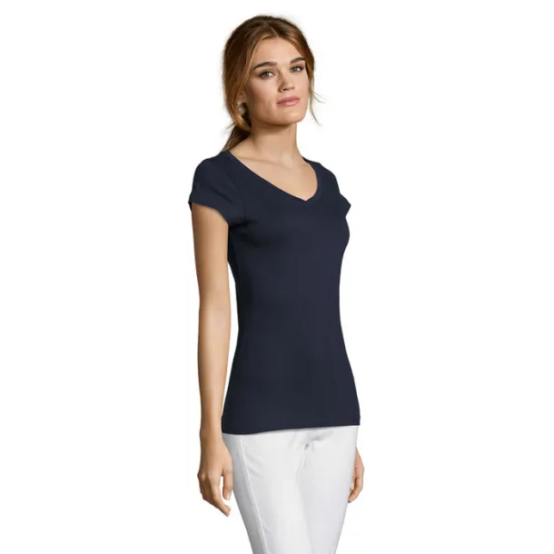 MOON WOMEN TSHIRT-150g French navy
