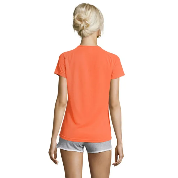SPORTY WOMEN TSHIRT-140g neon orange
