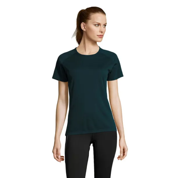 SPORTY WOMEN majica kratkih rukava - 140g Petrolej plava