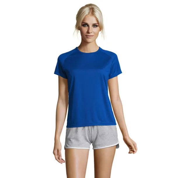SPORTY WOMEN majica kratkih rukava - 140g Kraljevski plava