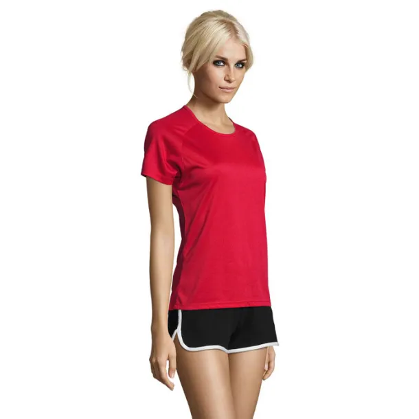 SPORTY WOMEN majica kratkih rukava - 140g Crvena