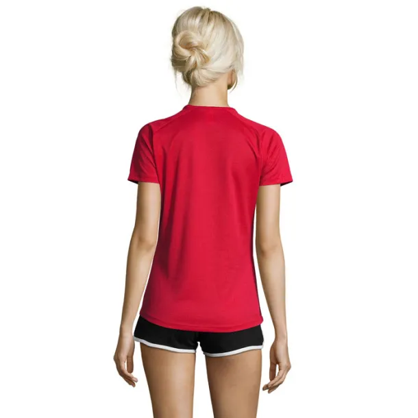 SPORTY WOMEN TSHIRT-140g Red