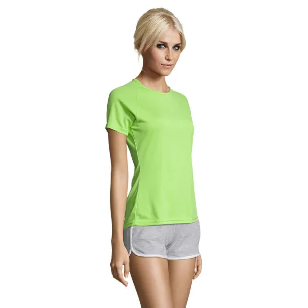 SPORTY WOMEN TSHIRT-140g Apple Green