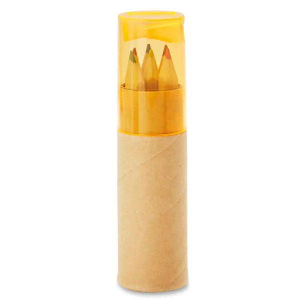 PETIT LAMBUT 6 piece in tube Transparent Orange