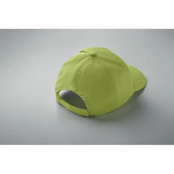 BUZZ 5 panel baseball cap Lime