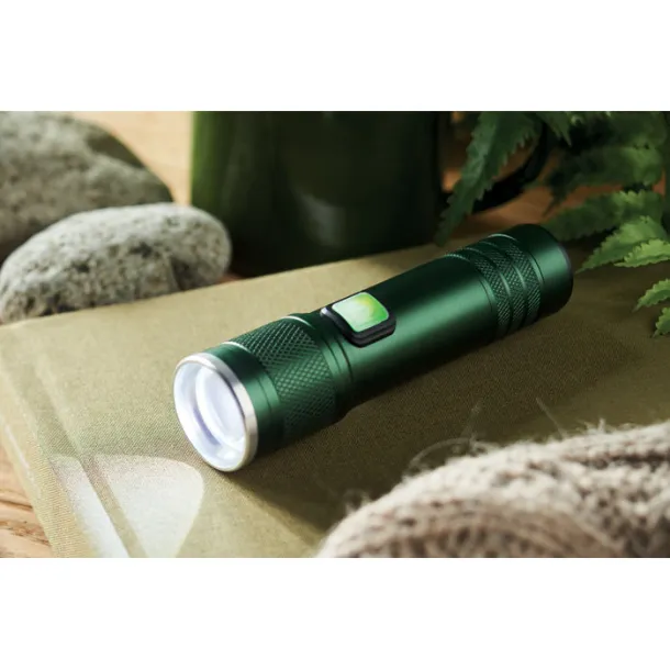 FLASHRA Rechargeable COB light torch Dark Green