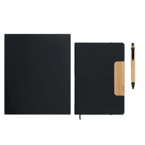 NOTEMIX RPET notes set, A5 Crna