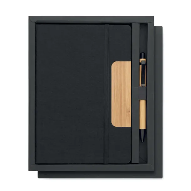 NOTEMIX RPET notes set, A5 Crna