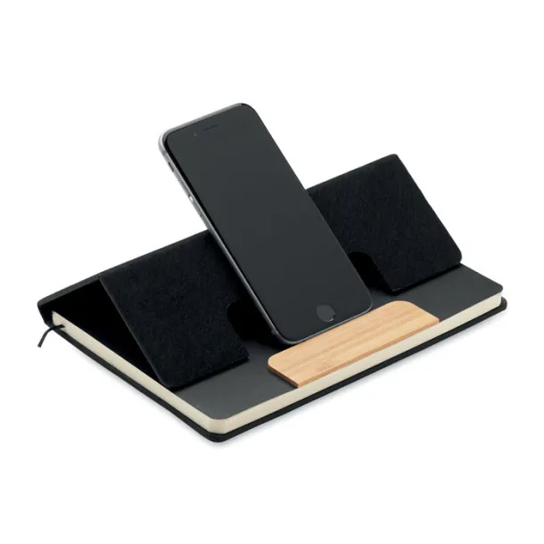 NOTEMIX RPET notes set, A5 Crna