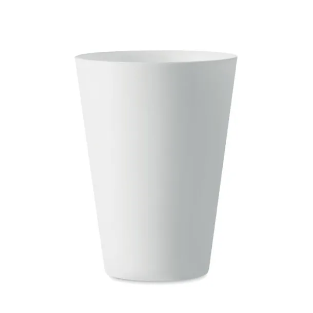 FESTA LARGE Frosted PP cup 300ml White