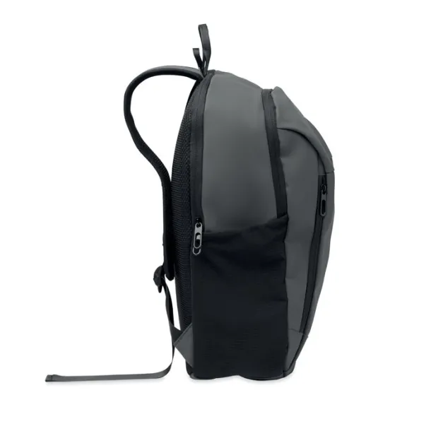 KOROVIN 15" soft PU laptop backpack Stone Grey