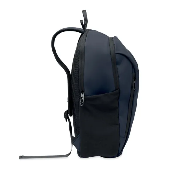 KOROVIN 15" soft PU laptop backpack French navy