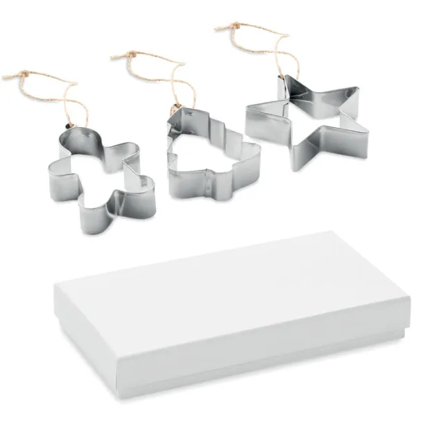 CUQUI SET Cookie cutter ornamental set Matt Silver