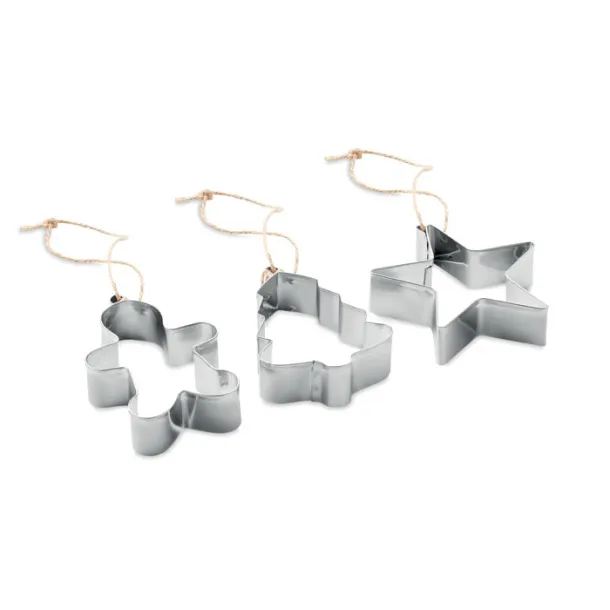CUQUI SET Cookie cutter ornamental set Matt Silver