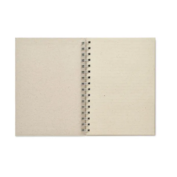 GRASS BOOK Bilježnica od trave, A5 Bež