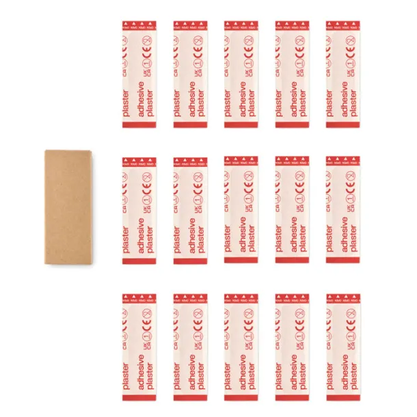 OUCH 15 pieces adhesive plasters Beige