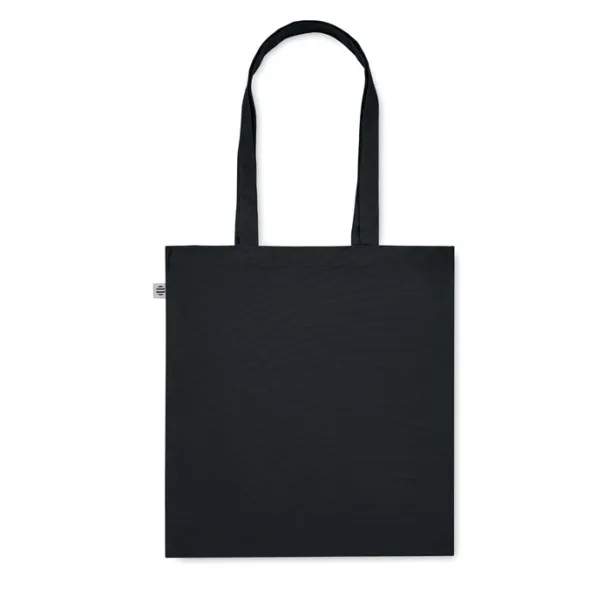 BENTE COLOUR Torba za kupovinu od organskog pamuka 220 gr/m² Crna