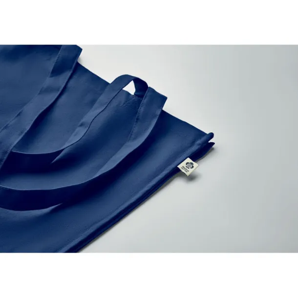 BENTE COLOUR Organic cotton shopping bag Blue