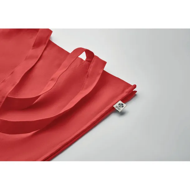 BENTE COLOUR Organic cotton shopping bag Red