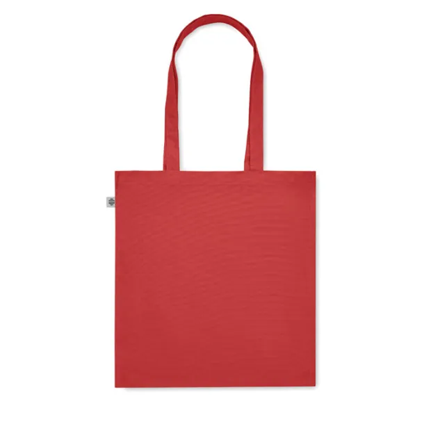 BENTE COLOUR Torba za kupovinu od organskog pamuka 220 gr/m² Crvena
