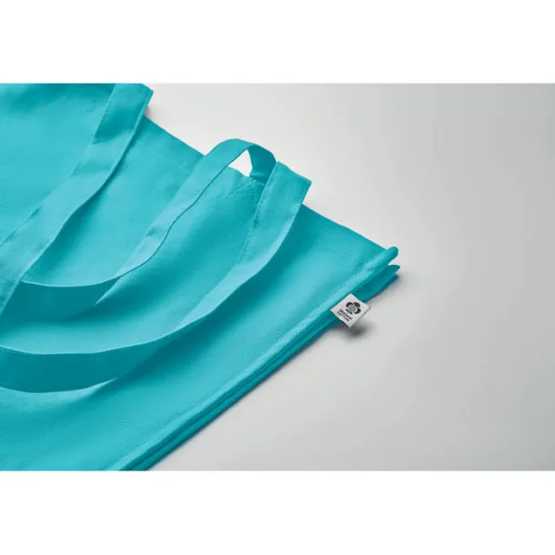 BENTE COLOUR Torba za kupovinu od organskog pamuka 220 gr/m² Tirkizna