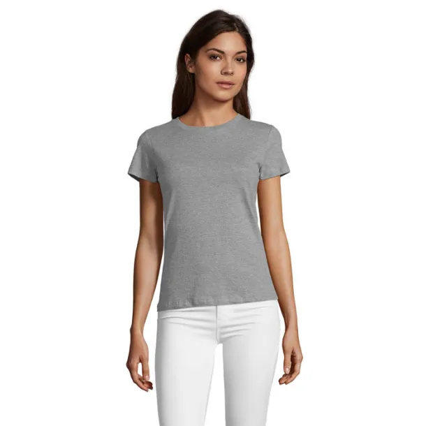 REGENT FIT WOMEN TSHIRT-150g Grey Melange