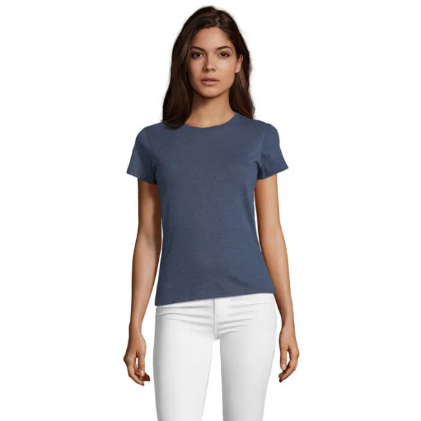 REGENT FIT WOMEN TSHIRT-150g heather denim
