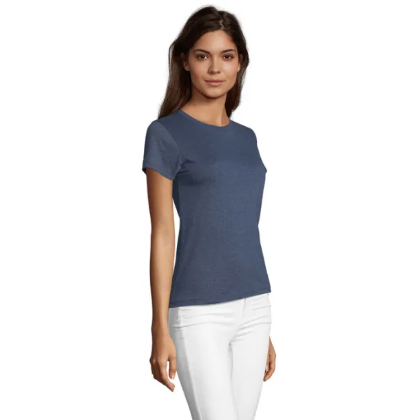 REGENT FIT WOMEN TSHIRT-150g heather denim