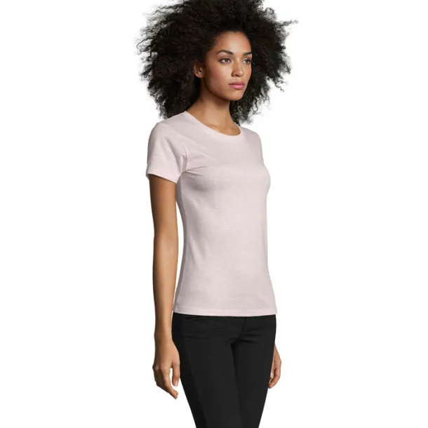 REGENT FIT WOMEN TSHIRT-150g heather pink