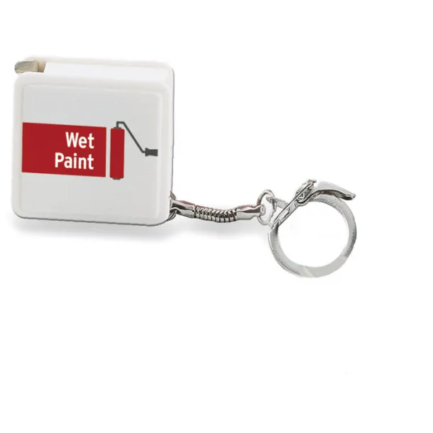 WATFORD Key ring w/ flexible ruler White