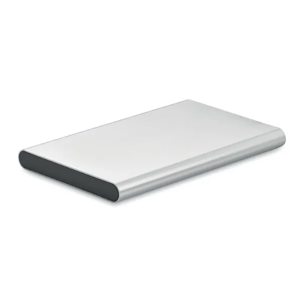 POWERFLAT C Prijenosna baterija tipa C, 4 000 mAh Mat srebrna