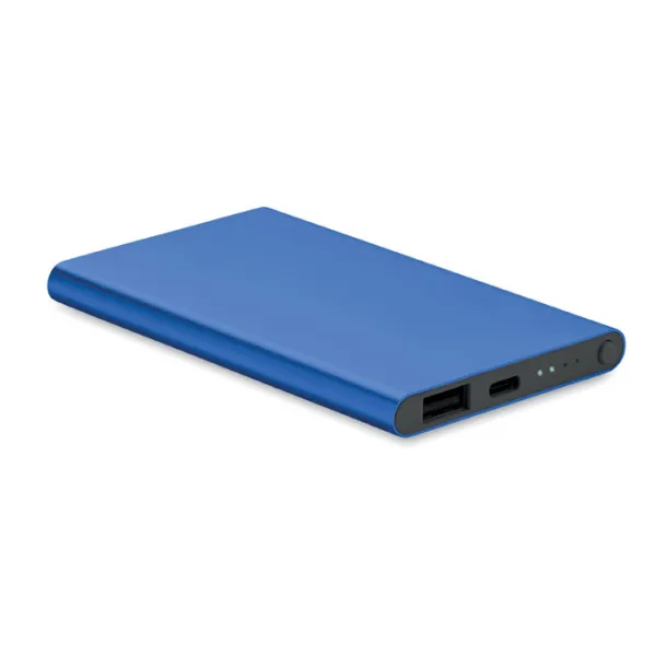 POWERFLAT C Prijenosna baterija tipa C, 4 000 mAh Kraljevski plava