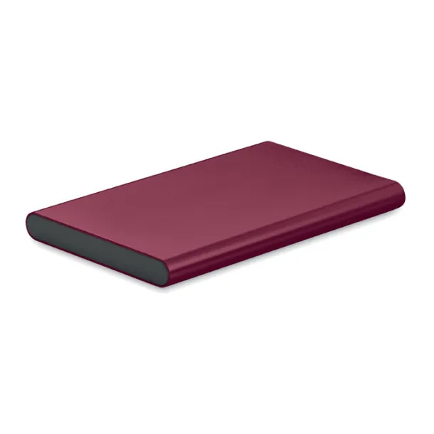 POWERFLAT C 4000 mAh Power Bank Type C Burgundy