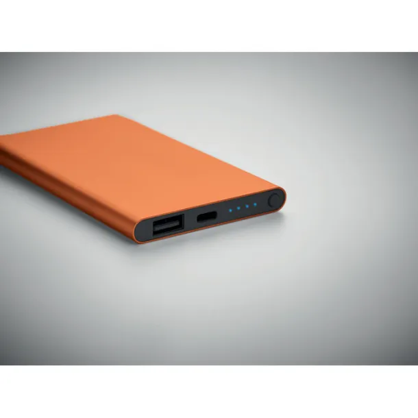 POWERFLAT C 4000 mAh Power Bank Type C Orange