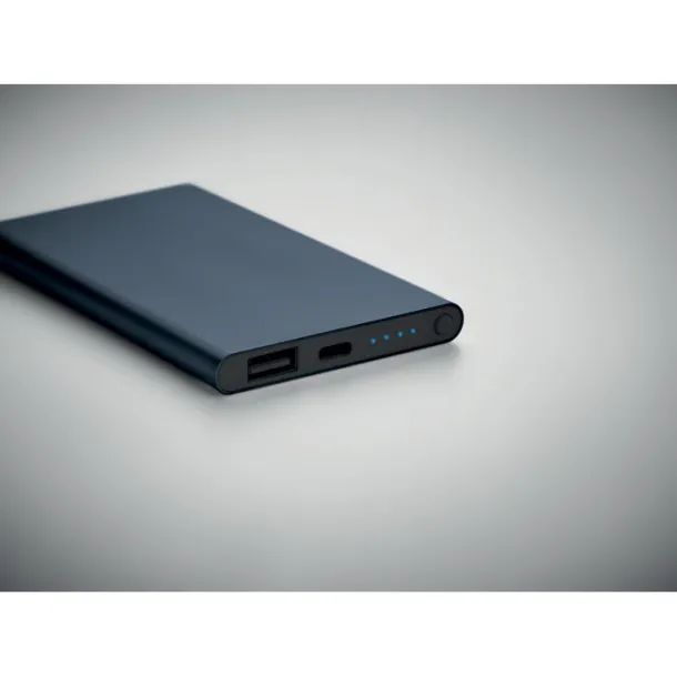 POWERFLAT C 4000 mAh Power Bank Type C French navy