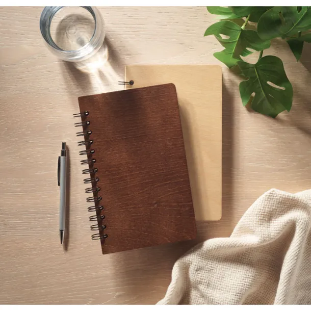 SAVAGE GROWBOOK™ od brezinog drva, A5 Smeđa