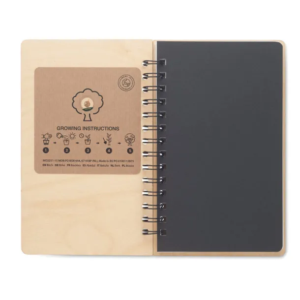 SAVAGE GROWBOOK™ od brezinog drva, A5 Drvo