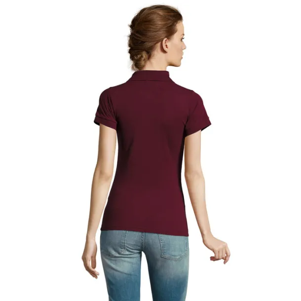 PRIME WOMEN PRIME Ženska polo majica - 200 g Bordo